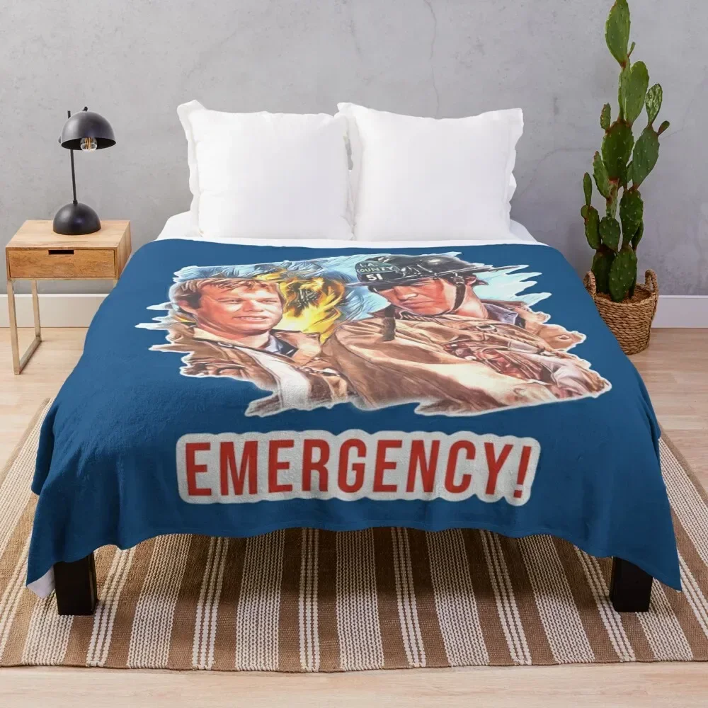 

Emergency TV Show DeSoto and Gage Throw Blanket Sofa Flannels Shaggy Blankets