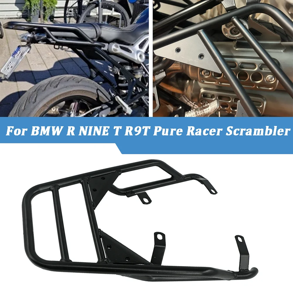 For BMW R NINE T R NINET R9T R 9 T 9T Pure Racer Scrambler 2014-2023 Luggage Rack Rear Tail Rack Top Box Case Suitcase Carrier
