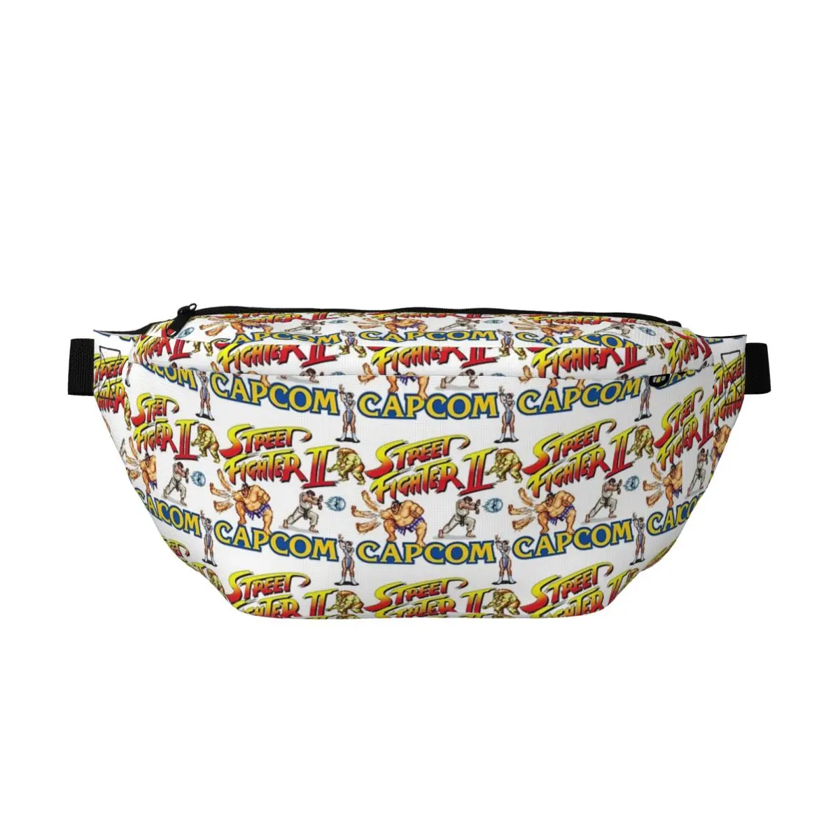 

Сумка-бананка через плечо с принтом Street Fighter 2 Turbo, унисекс, регулируемая поясная сумка для путешествий, бега, хранения денег и телефона, нагрудная сумка