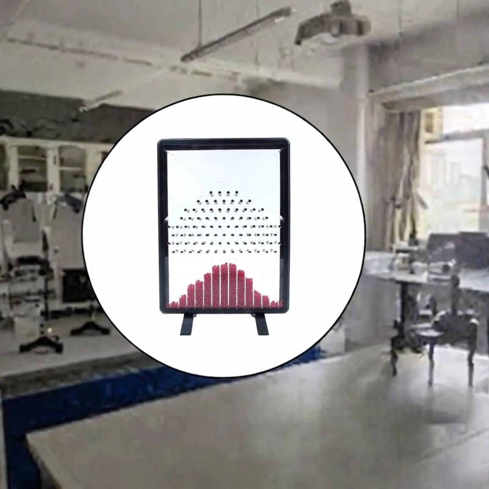 

Dalton Board Experiment Model, Portable,Educational Toy,Effective Statistical Law Demonstration Galton Board for Lab Physical