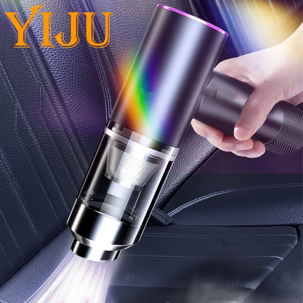 

Автомобильный пылесос 200 Вт, беспроводной портативный беспроводной USB-зарядка, мощный ручной пылесос с сильным всасыванием для Xiaomi Baseus