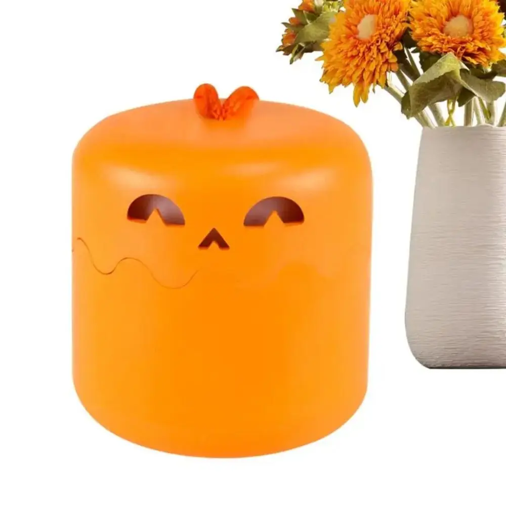 

Compact Foldable Pumpkin Light Spooky Light Up Pumpkins Decoration Portable Adjustable LED Lantern Halloween