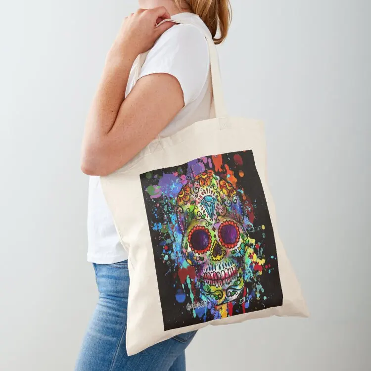 

mr.skull genroots Tote Bag bags woman 2025 Eco bag hand bag canvas tote