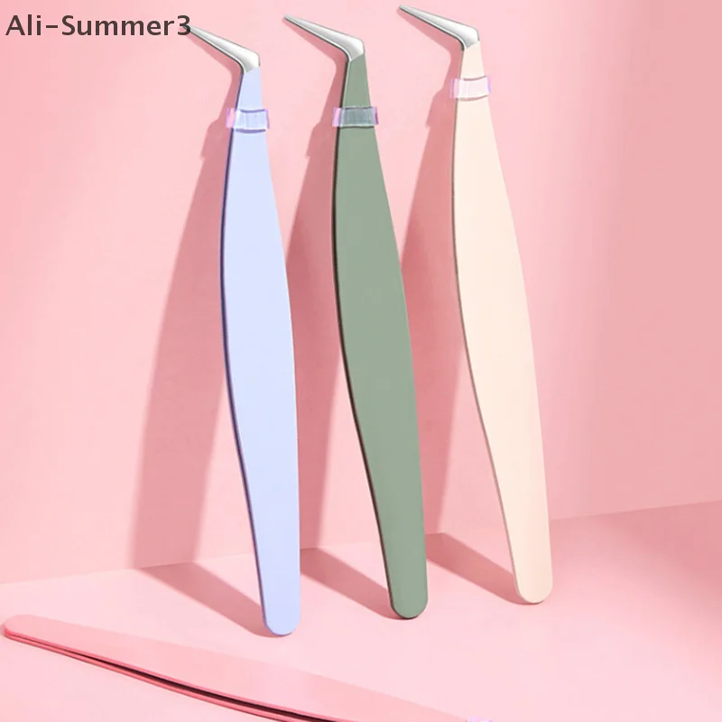 Pincettes d'extension de cils en acier inoxydable, pince précise 3D, outil d'extension de cils, outil de maquillage