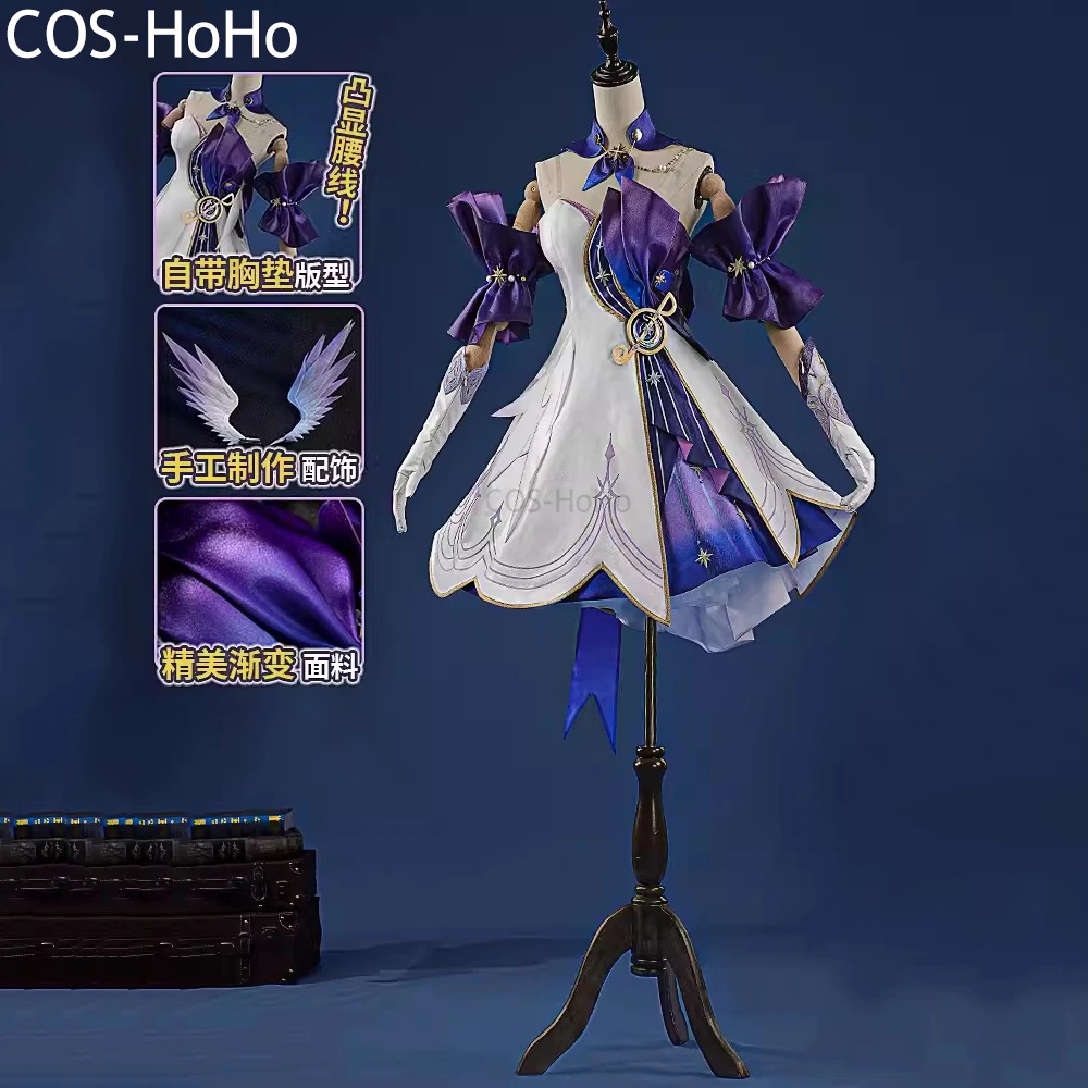 

COS-HoHo Honkai: Star Rail Robin Game Suit Gorgeous Lovely Dress Uniform Cosplay Costume Halloween Party Role Play Outfit Women