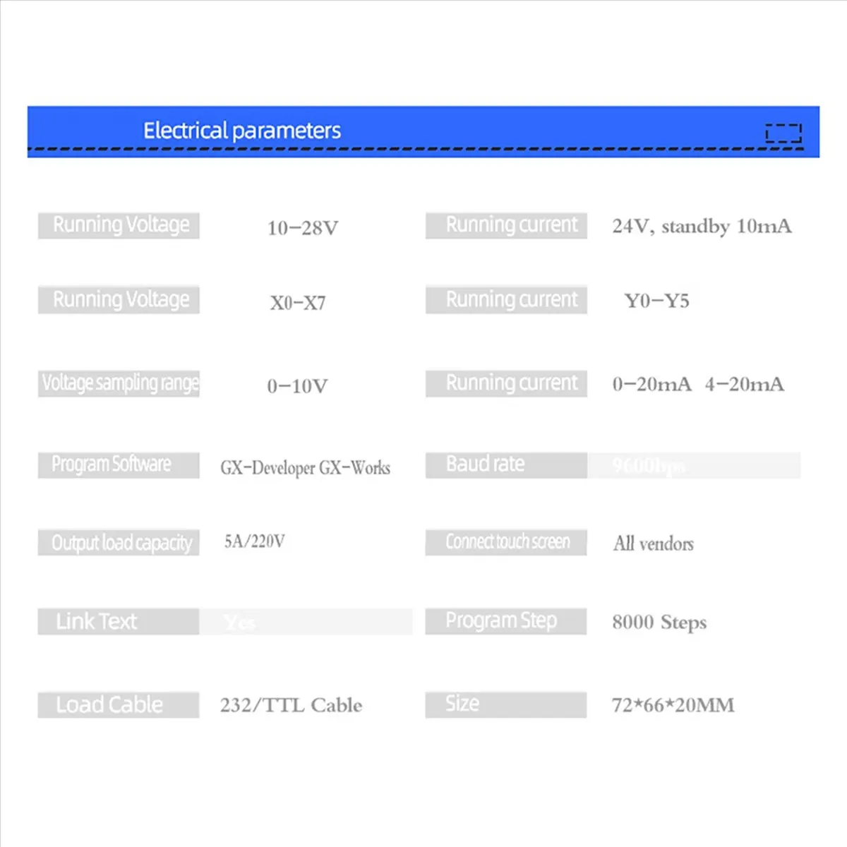 

Промышленная плата управления SDFC 2X PLC FX1N-14MR с релейным модулем и редактируемым контроллером