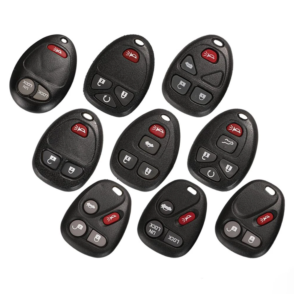 

Корпус для замены автомобильного ключа Jingyuqin для Buick, Chevrolet Suburban, Tahoe, TrailBlazer, GMC Sierra, Yukon, Hummer H2, H3, Isuzu Fob