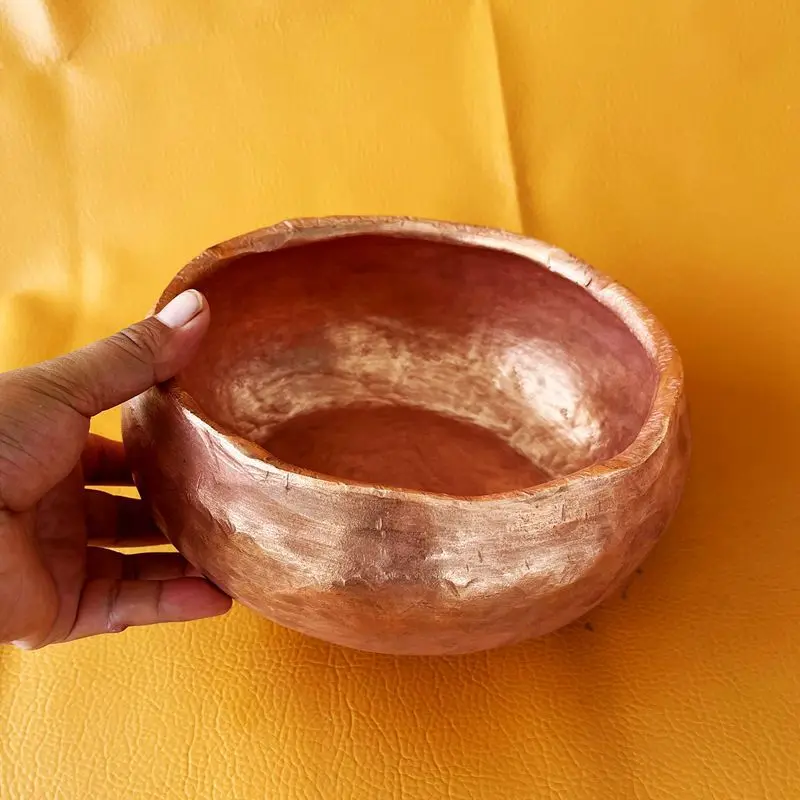 Pure Copper Bowl Tea Washer Container Thick Deep Handmade High Quality