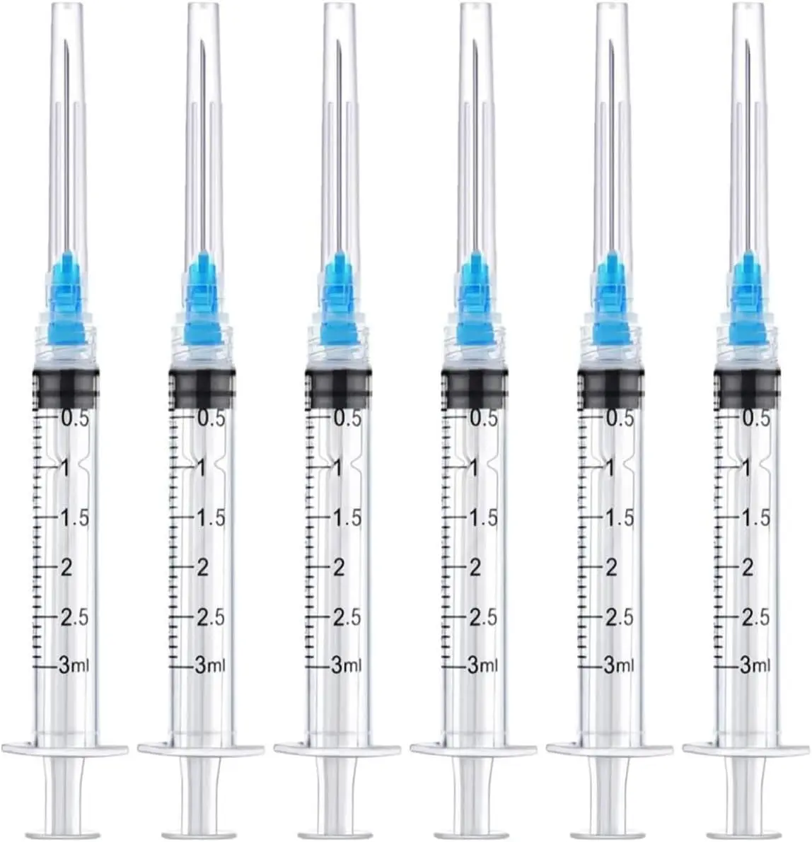 100/50/20 Pack 3ml Syringes with Needle Individual Packaging Pain-Free for Laboratory And Pet Supplies
