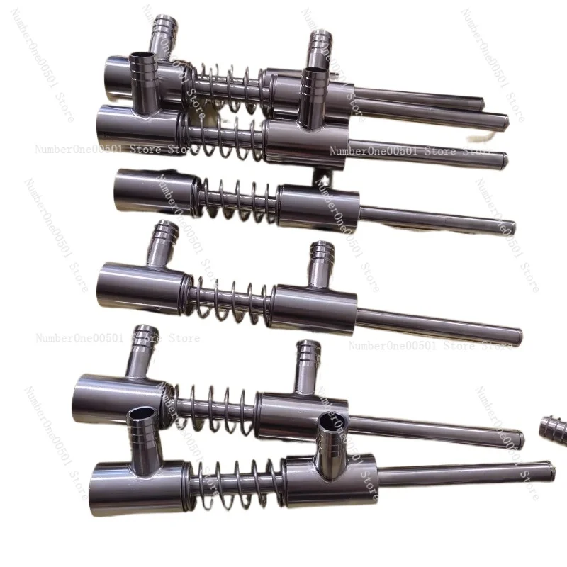 Linear Test 304 316 Stainless Steel Filling Valve, Liquid Filling Valve The Inner Diameter of The Discharge Port Is Optional