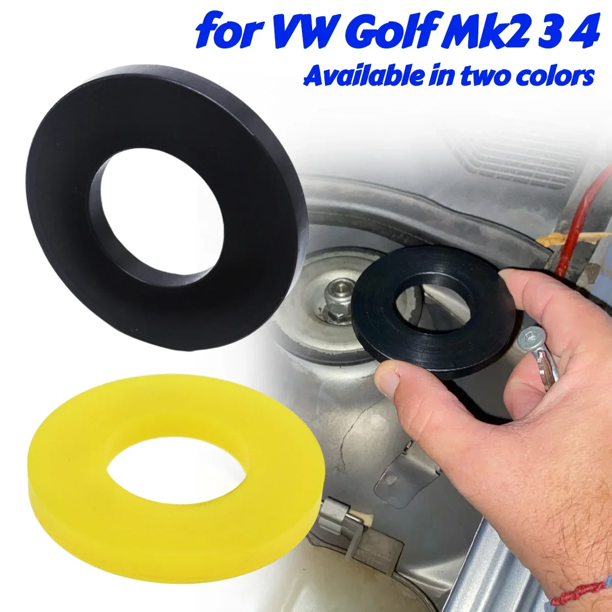 For VW Golf Mk2 3 4 Car Front Bushing Bearing Washer Shock Absorbing Tower Rubber Buffer Ring Durable Reduce Noise Spare Parts