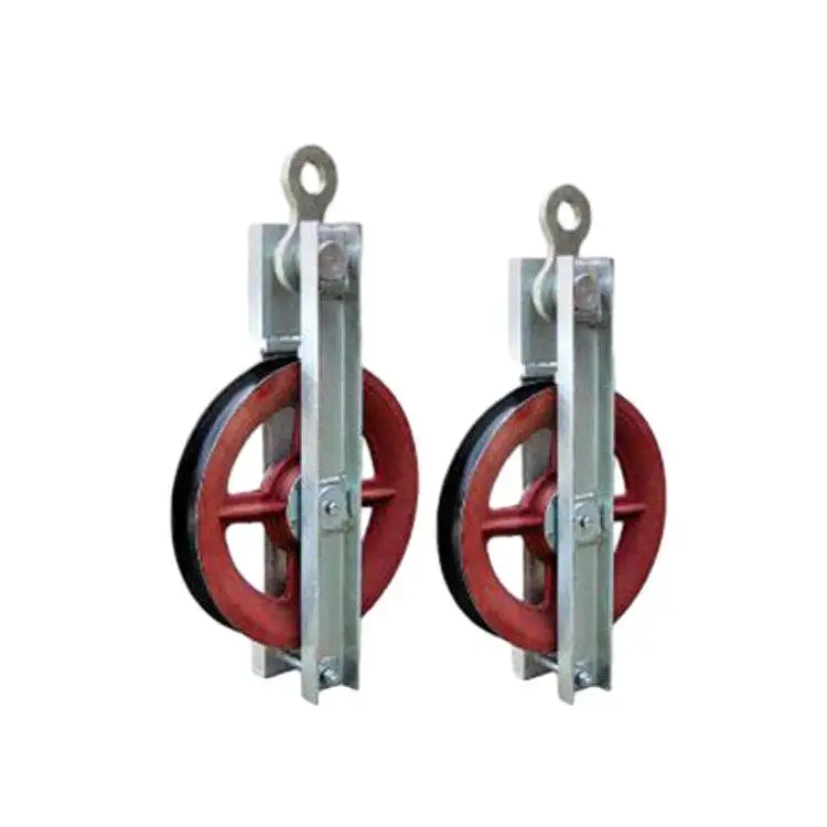 بكرة توجيه السرعة، بكرة سلكية من نوع حلقة فولاذية ذات قطر كبير #3