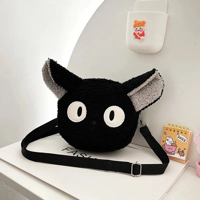 1 piece women's Japanese style bag cartoon plush shoulder bag women's crossbody bag small mobile wallet image 6