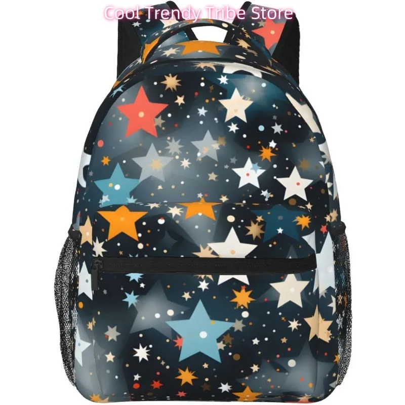 

Сумка для ноутбука «Снова в школу», милые забавные звезды, легкий рюкзак для ноутбука, легкий многоцелевой дорожный повседневный рюкзак унисекс, Col