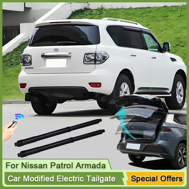 For Nissan Patrol Armada Y62 2010~2026 Car Electric Tailgate Lift System Kit Auto Tail Gate Opener Automatic Lifting Rear Door
