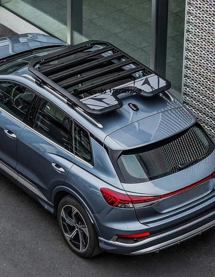 

Aluminum Roof Rack Platform for Q4 e-tron 2021-2026 Cargo Carrier with Anti-Slip Surface for Luggage/Camping Gear