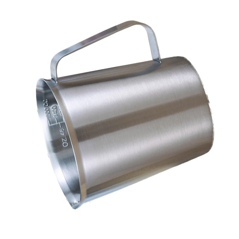 

1500 ML Precise Measuring Cup Scales Coffee Milk Tea Stainless Steel Measuring Cup Baking Kitchen Tool
