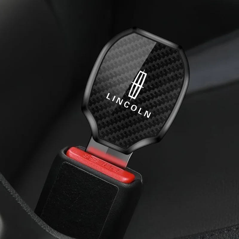 

Автомобильный зажим для ремня безопасности, карбоновый удлинитель, пряжка, заглушка, автомобильные аксессуары для интерьера для Lincoln MK2 Navigator Logs MKX MKC MKZ MKS MKT