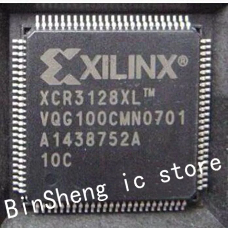 2pcs/lot  XCR3128XL-10VQG100C   XCR3128XL-10TQ144C    XCR3128XL-10CSG144C