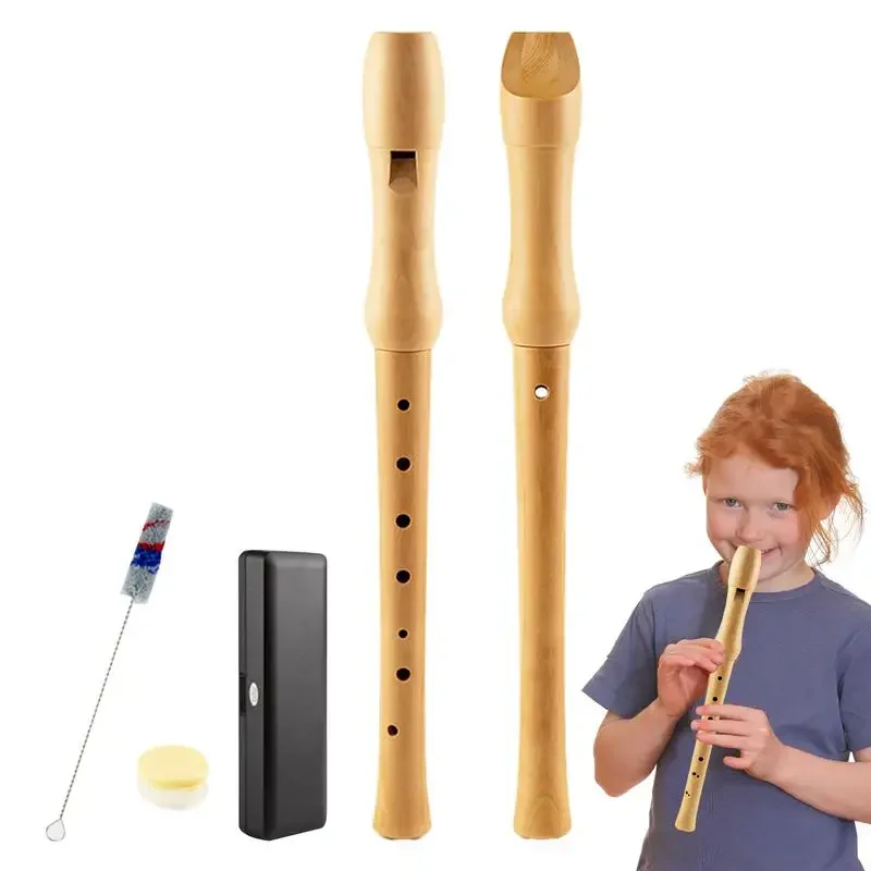 Recorder Instrument Recorders Musical Instruments 8 Hole Fingering Flute Playing Flute Instrument C Key Wooden Recorder With