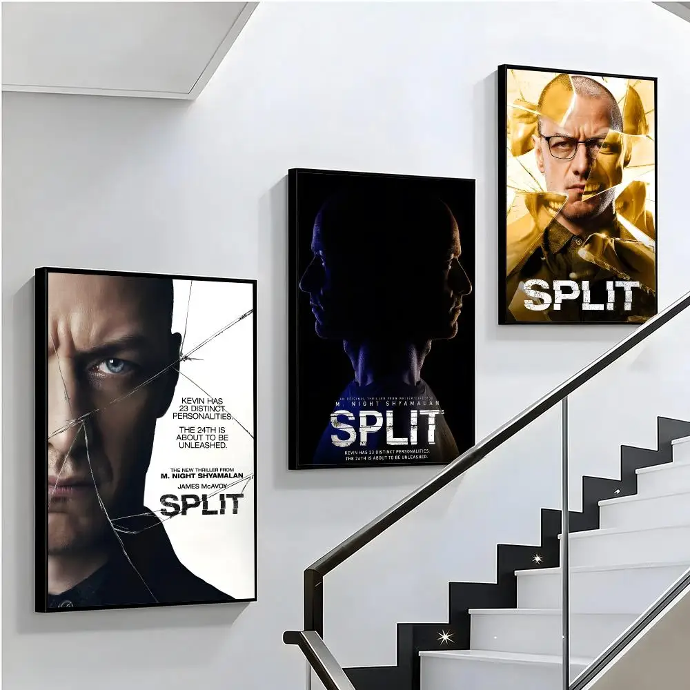 movie Split Poster HD Poster Sophisticated Modern Aesthetic Wall Art For Living Room Bedroom Office Cafe Decor Ideal Gift