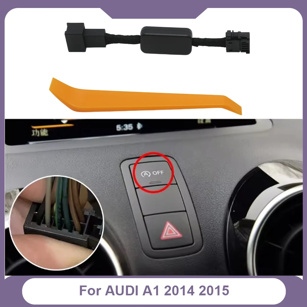 For AUDI A1 2014 2015 Automatic Stop Start Engine System Shutdown Off Device Control Sensor Plug Stop Cancel Cable Auto