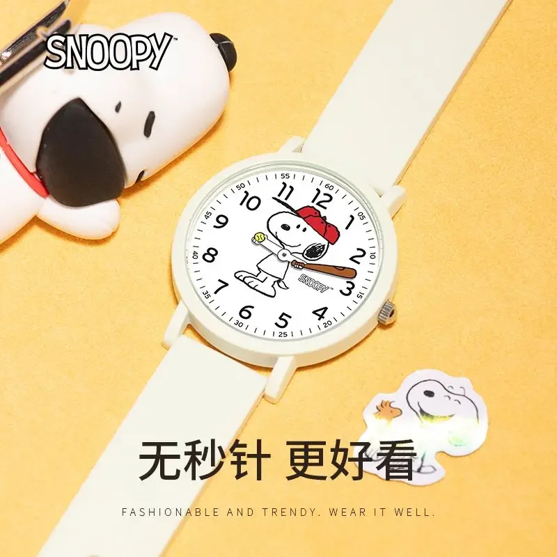 New Genuine Snoopy Watch Pointer Ins Baseball Talent Boys Girls Fashion Waterproof Watches