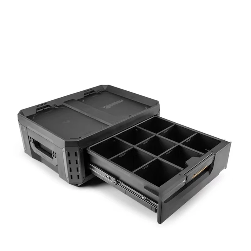 

Stacked pull-out toolbox pull-out drawer type