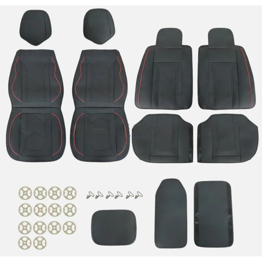 

Suitable For Chevrolet Car Seat Covers 5-Seater Pu Leather Front And Rear Row Car Seat Covers Fully Enclosed Protective Covers Car Seat Supplies