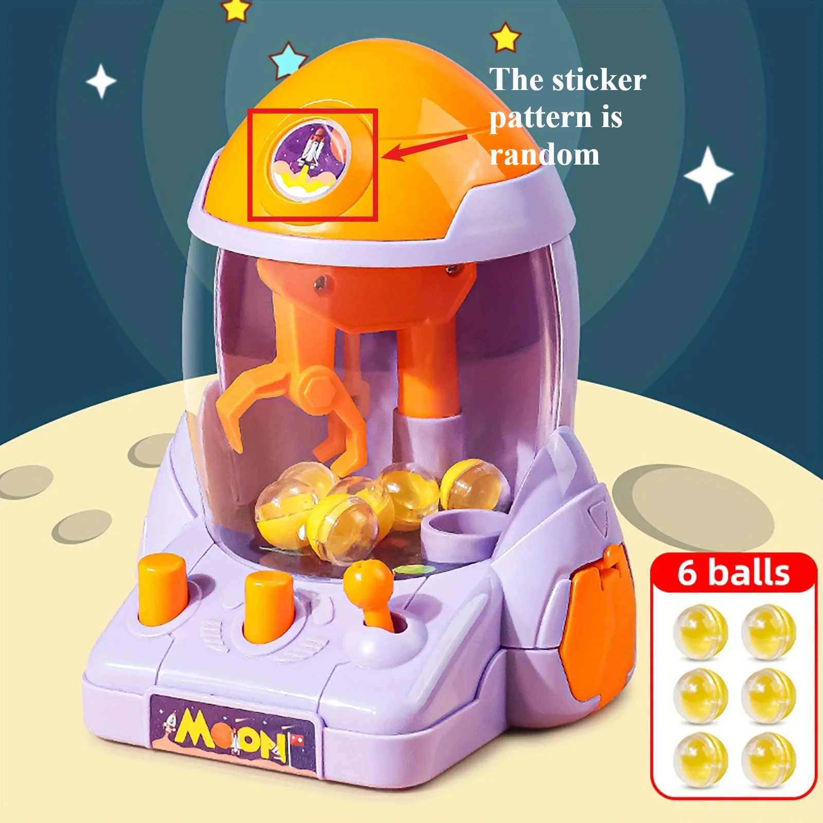 Space Rocket Crawler, Ball Pincer, Egg Twister - Use this toy as a Halloween/Christmas gift to win prizes!