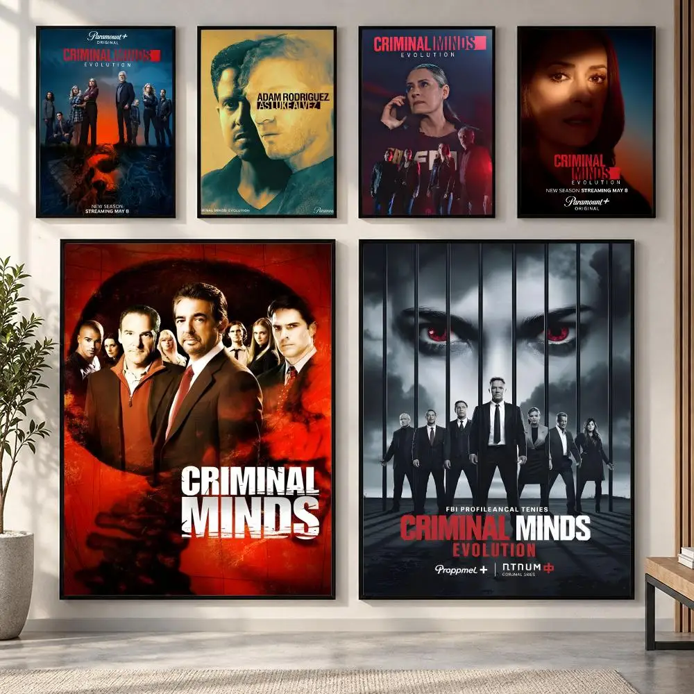 New TV Series Criminal Minds Evolution Poster HD art sticky wall waterproof home living room bedroom bar aesthetic decoration