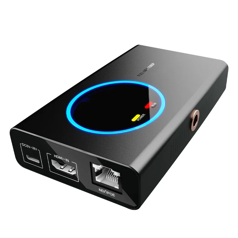 HDMI NDI Encoder Decoder With POE Audio Video Streaming