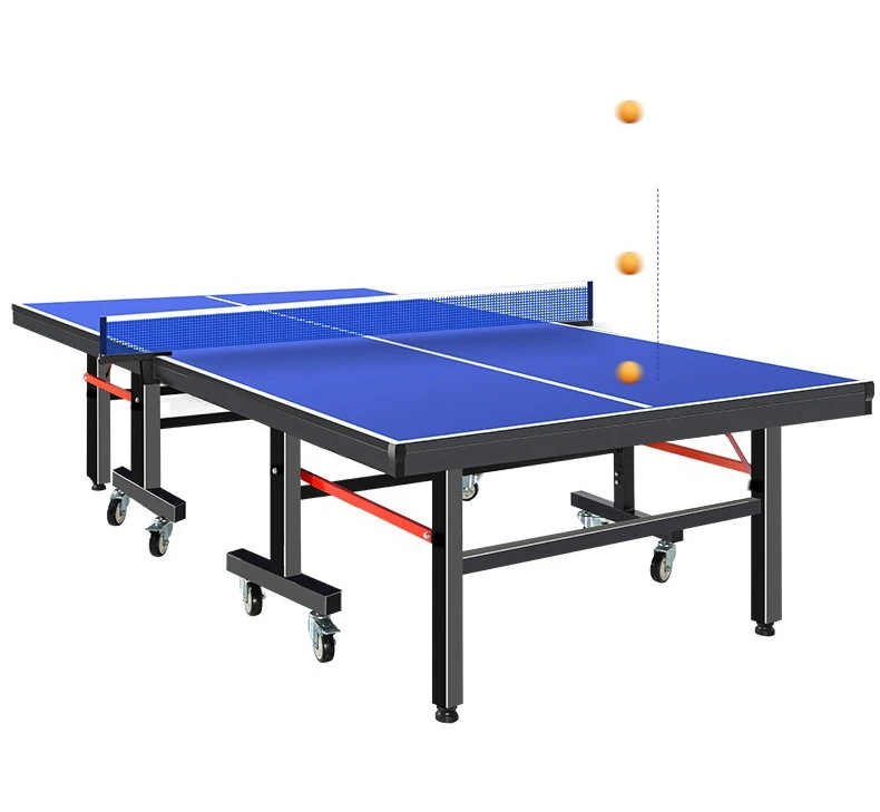 

Indoor Ping Pong Table Household Foldable Standard Outdoor Panel Training Mobile Wheeled Ping Pong Table Case