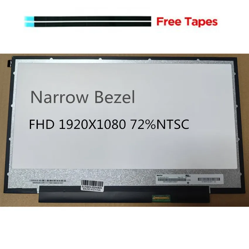 14 Inch Lcd Screen 72% color NE140FHM-N61 NV140FHM-N61 N140HCE-EN1 LAPTOP PARTS FHD 1920X1080 30PINS