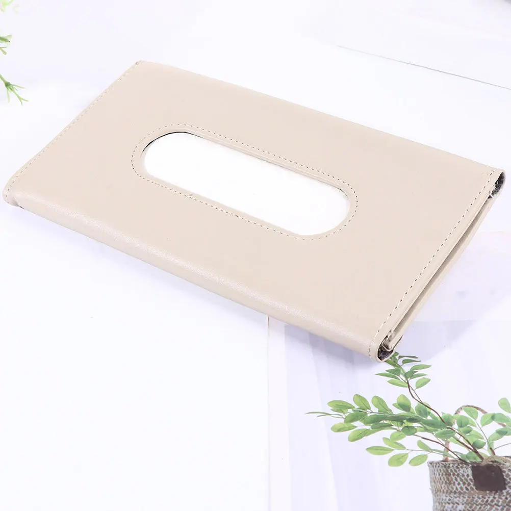 

2pcs Car Sun Visor Tissue Holder Stylish Hanging Napkin Dispenser Durable Compact Design For Car Interior Organizer Accessory