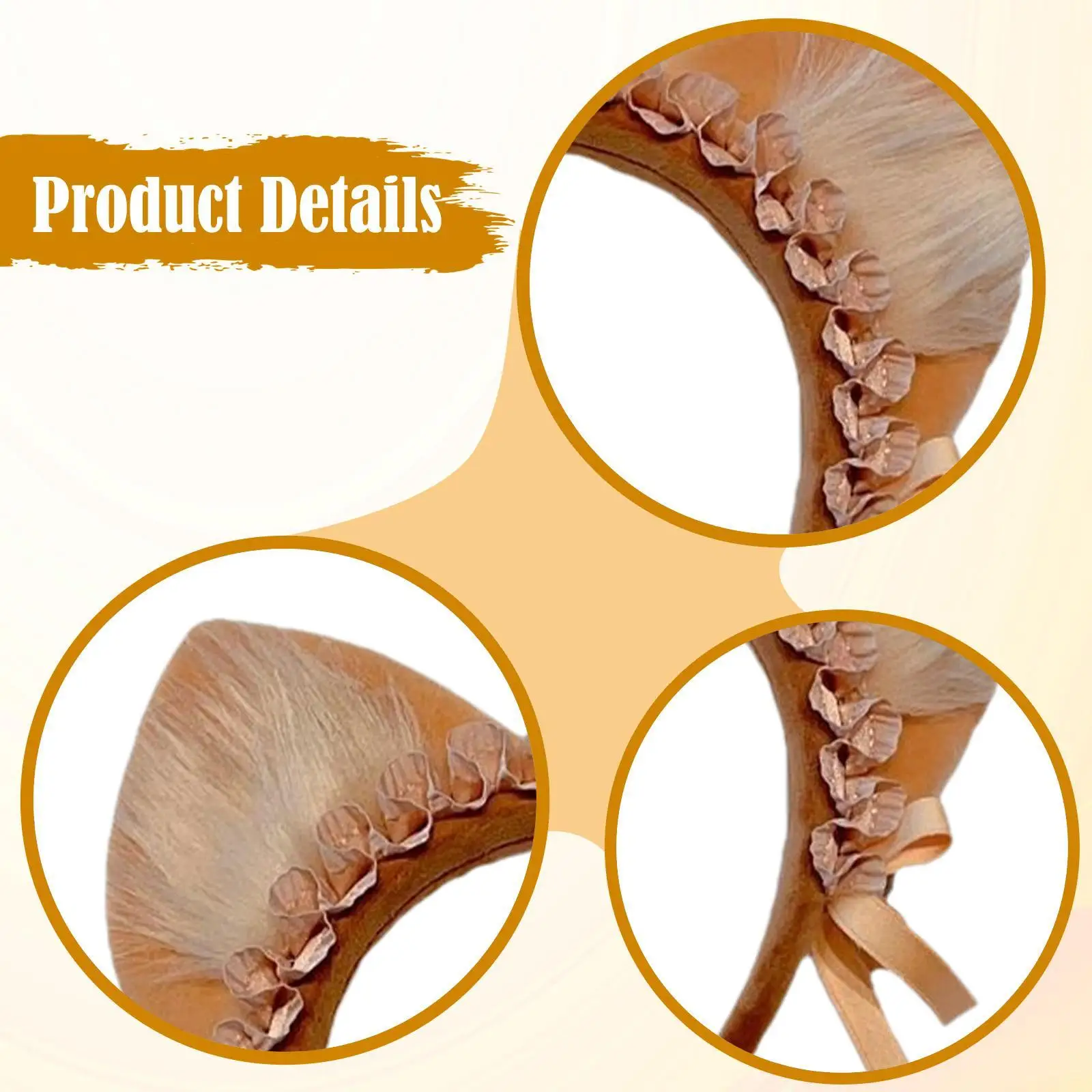 소녀를 위한 카트리나 머리띠 귀여운 동물 고양이 귀 의상 액세서리 성인용 쇼 역할 놀이 파티