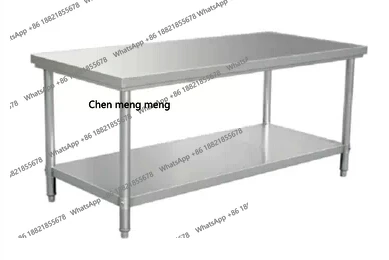 

1.2 meters 1.5 meters 1.8 meters stainless steel two-layer worktable/loading table/operation table/flat plate assembly