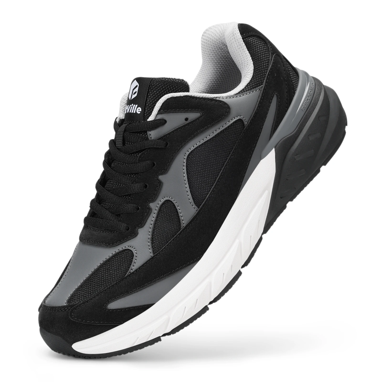 

Fittington Extra Wide Shoes For Men Arch Support Walking Shoes Cushion Walking Sneakers For Neuropathy Plantar Fasciitis