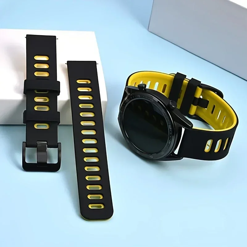 20mm 22mm Sport Strap For Samsung Galaxy Watch 7-FE-6-5-pro-4-Classic band 40mm 44mm silicone bracelet huawei watch GT 5/4/3/2