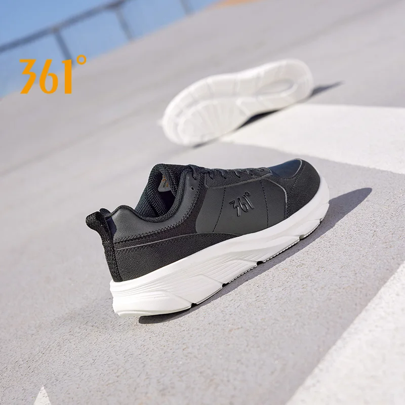 361 Degrees Women Running Shoes Leather Water-repellent Windproof Warmth Comfortable Versatile Jogging Female Sneakers 682432226