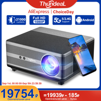 ThundeaL Full HD 1080P Projector TD98 WiFi LED 2K 4K Video Movie Beam TD98W Android Projector PK DLP Home Theater Cinema Beamer