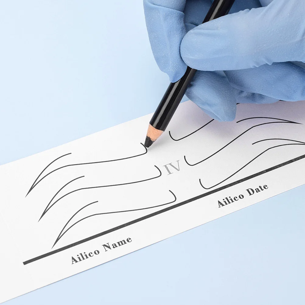 

1 set 1 Set Eyebrow Stencil Women Makeup Paper Brows Guide Tool Reusable Shaping Template Positioning Drawing Kit Brow Shaper
