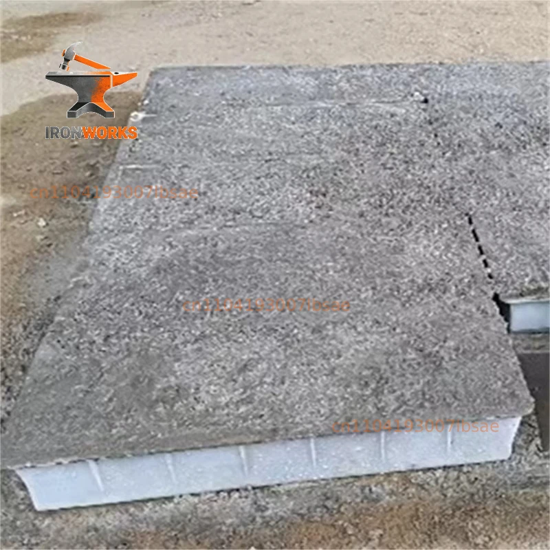 Roadside Rocks, Cement Molds, Plastic Curved Edge Stones, 50X20X8Cm Long Line, Reusable Circular Arc, Suitable For Road Edges