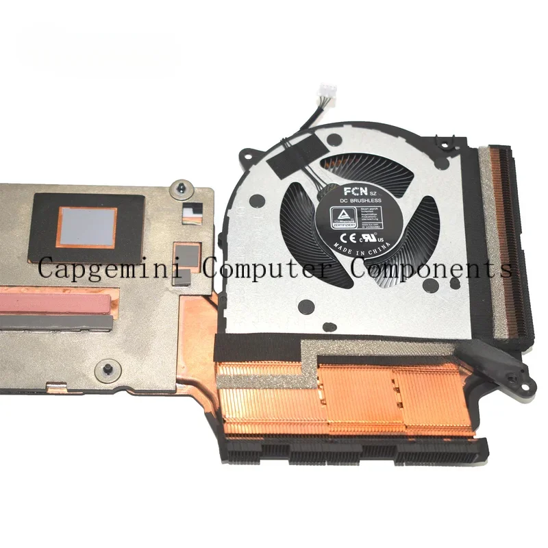 Imagem -04 - Módulo Térmico Cpu Gpu Dissipador com Ventilador Legião 16arha7 82uh 5h40s20691 Novo