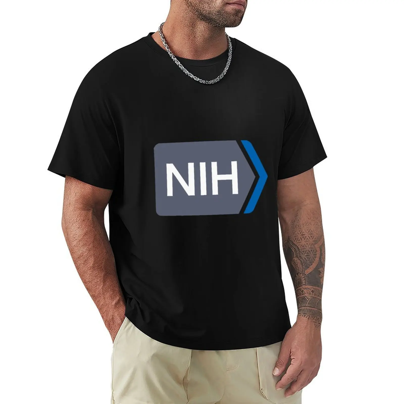 

NIH logo T-Shirt High Elasticity Sports T-Shirt