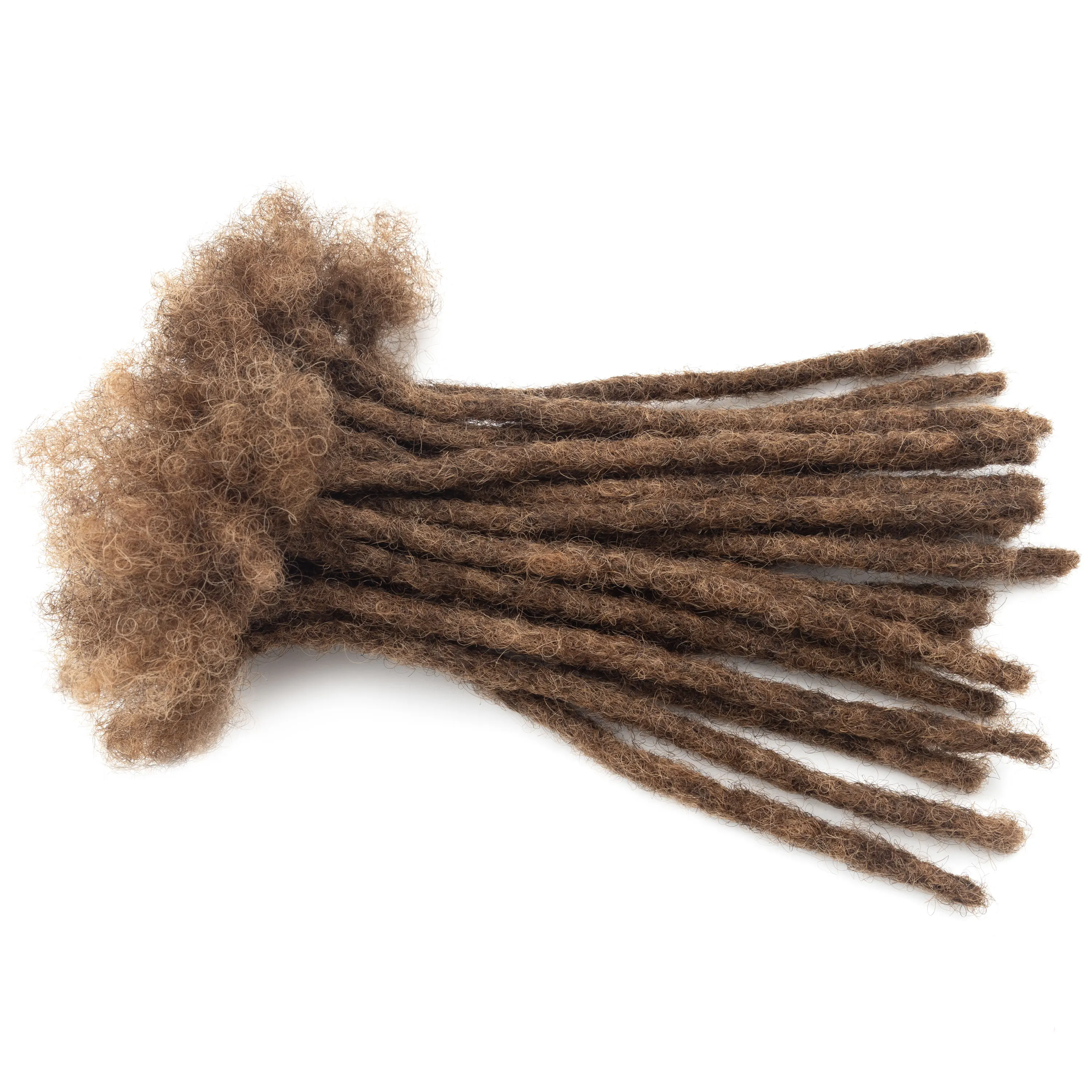 20 فروع/حزمة M4 & 30 وصلات شعر بشري مجدل صناعة يدوية بالكامل بسمك 0.6 سنتيمتر 100% وصلات شعر حقيقية للأطفال