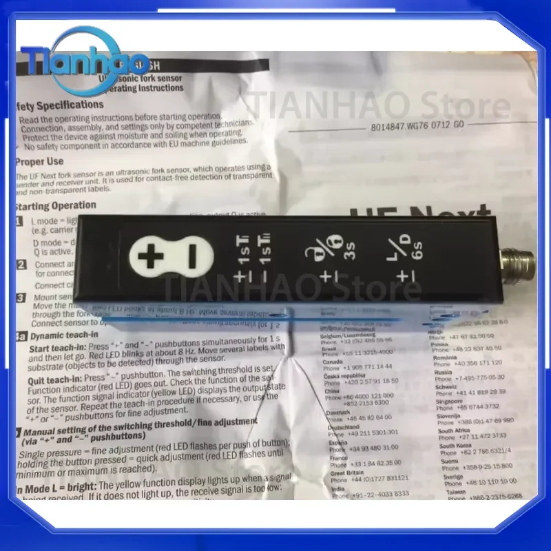 for SICK UFN3-70B413 Photoelectric Sensor Replacement for UF3-70B410 with Cable Industrial Automation Proximity Switch