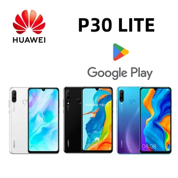 HUAWEI P30 Lite Globalสมาร์ทโฟนAndroid 6.15 นิ้ว 128GB ROM 4GB RAM 48MP + 32MPโทรศัพท์มือถือGoogle Playปลดล็อกโทรศัพท์มือถือ