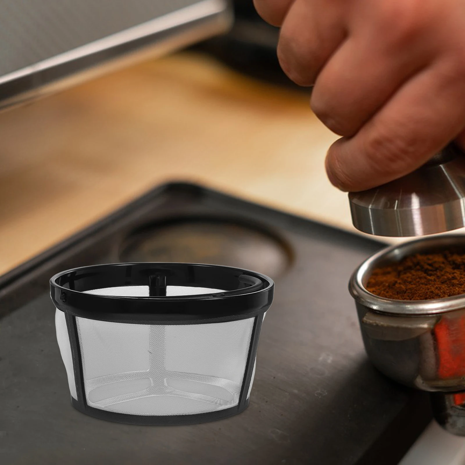 

Coffee Filter Accessories Reusable Basket Drip Mesh Holders Cylindrical Station Cone Large Filters Metal Coffee