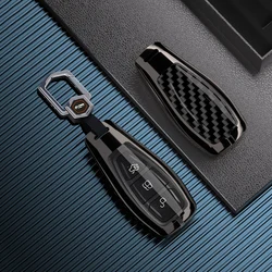 Zinc Alloy Car Key Case Cover Shell For Ford Focus 3 4 ST Mondeo MK3 MK4 Fiesta Fusion Kuga Ecosport Protect Fob Accessories
